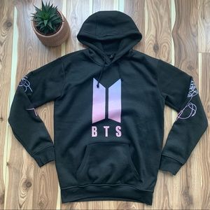 BTS | hoodie concert merch black long sleeve oversized size medium